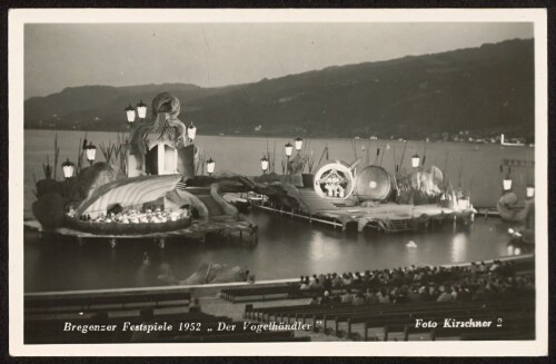 Bregenzer Festspiele 1952  Der Vogelhändler 