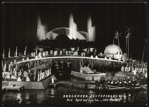 Bregenzer Festspiele 1959 : Spiel auf dem See  1001 Nacht 