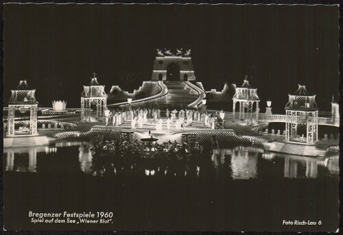 Bregenzer Festspiele 1960 : Spiel auf dem See  Wiener Blut 