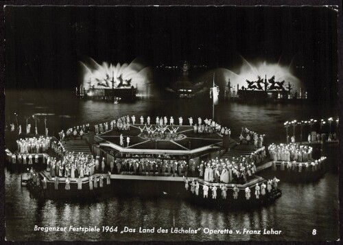 Bregenzer Festspiele 1964  Das Land des Lächelns  Operette v. Franz Lehar