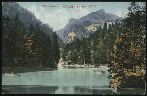 Dornbirn : Stauffensee bei Gütle : [Postkarte ...]