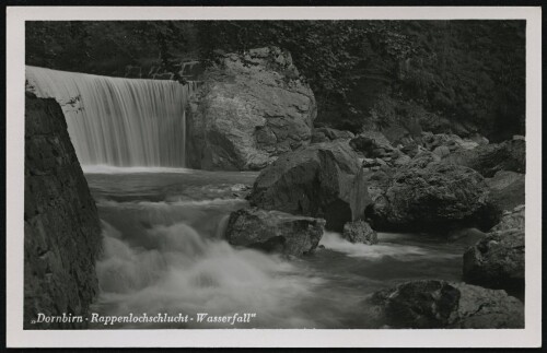  Dornbirn - Rappenlochschlucht - Wasserfall 