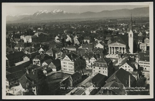 Dornbirn, aus der Vogelschau