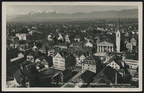 Dornbirn, aus der Vogelschau