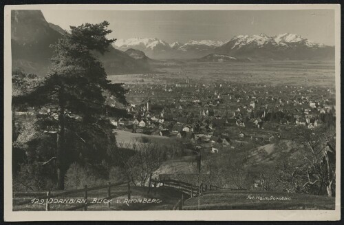 Dornbirn, Blick v. Rhomberg