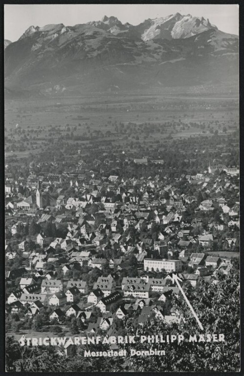 Strickwarenfabrik Philipp Mäser : Messestadt Dornbirn