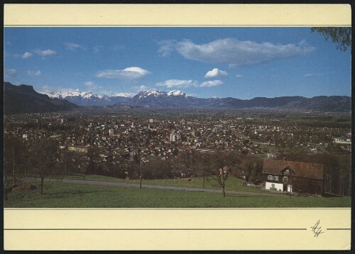 [Dornbirn] : [Dornbirn mit Rheintal und Säntis ...]