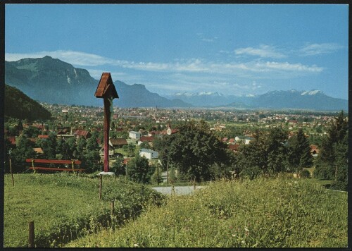 [Dornbirn] : [Gartenstadt Dornbirn Blick gegen Schweizerberge ...]