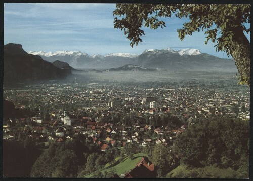 [Dornbirn] : [Gartenstadt Dornbirn mit Rheintal und Säntis (Schweiz) Vorarlberg, Österreich ...]