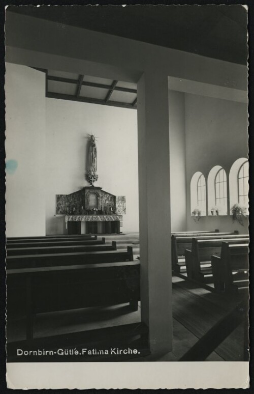 Dornbirn-Gütle. Fatima Kirche