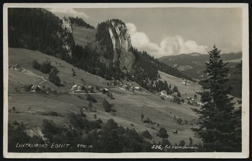 [Dornbirn] Luftkurort Ebnit, 1100 m