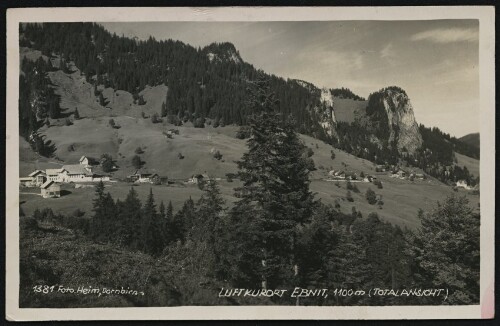 [Dornbirn] Luftkurort Ebnit, 1100 m (Totalansicht)