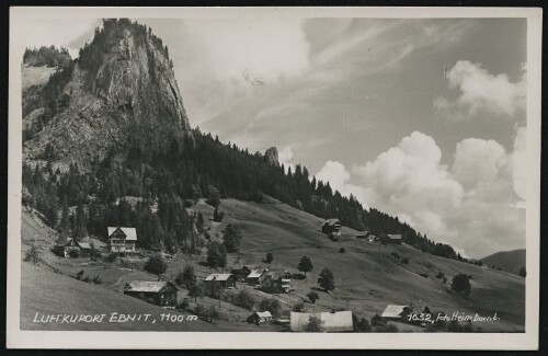 [Dornbirn] Luftkurort Ebnit, 1100 m