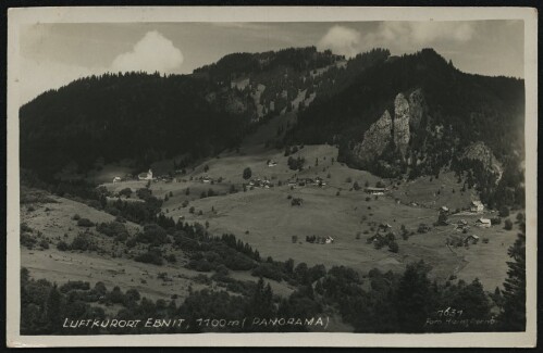 [Dornbirn] Luftkurort Ebnit, 1100 m (Panorama)