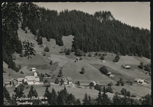 [Dornbirn] Luftkurort Ebnit 1100 m : Vorarlberg