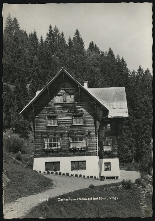 [Dornbirn] Caritasheim Hackwald bei Ebnit, Vlbg.