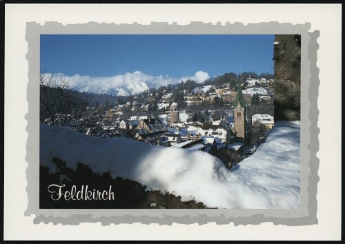 Feldkirch : [Montfortstadt Feldkirch im Rheintal mit Dom St. Nikolaus und Katzenturm Vorarlberg, Österreich ...]