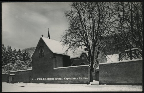 Feldkirch Vrlbg. Kapuziner - Kirche