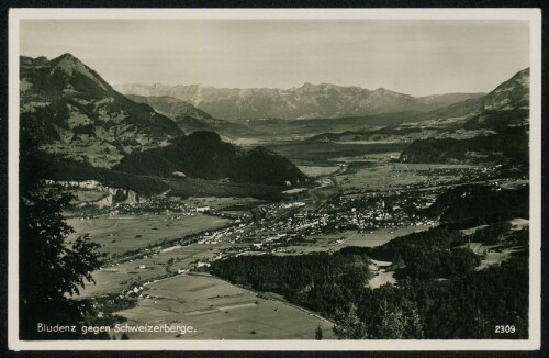 Bludenz gegen Schweizerberge