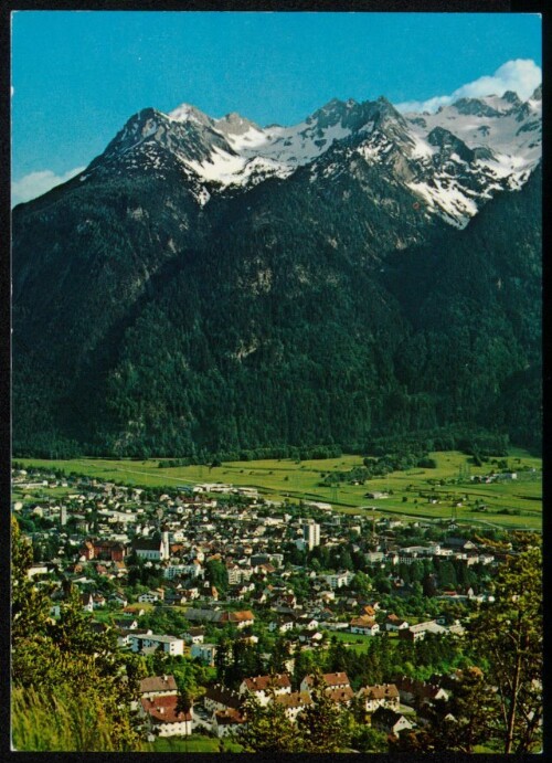 [Bludenz] : [Alpenstadt Bludenz gegen Rätikon Vorarlberg, Österreich ...]