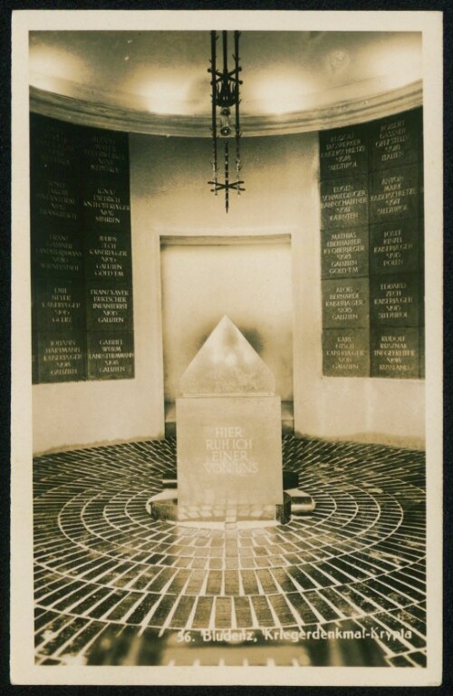 Bludenz, Kriegerdenkmal-Krypta