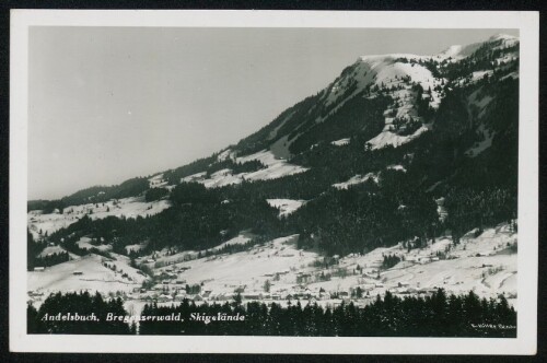 Andelsbuch, Bregenzerwald, Skigelände
