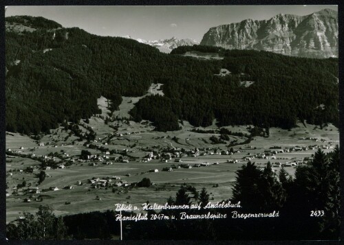 [Egg] Blick v. Kaltenbrunnen auf Andelsbuch, Kanisfluh 2047 m u. Braunarlspitze Bregenzerwald