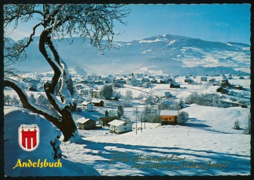 Andelsbuch Frohe Weihnacht und viel Glück im Neuen Jahr! : [Andelsbuch im Bregenzerwald Vorarlberg - Austria ...]