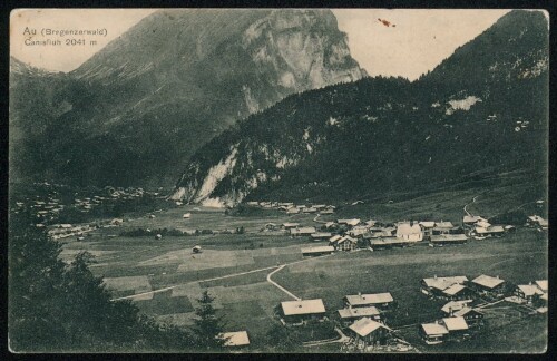 Au (Bregenzerwald) : Canisfluh 2041 m : [Korrespondenzkarte ...]