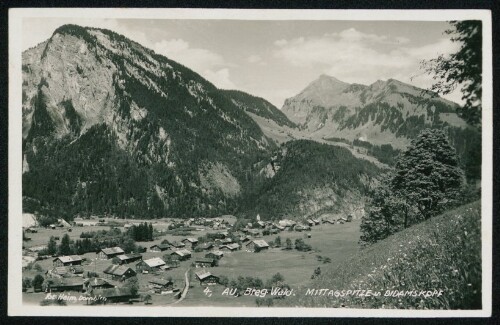 Au, Breg. Wald Mittagspitze u. Didamskopf