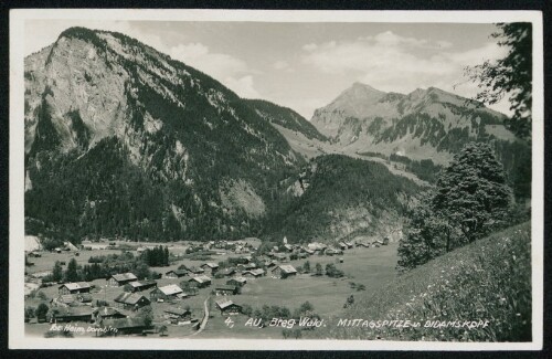 Au, Breg. Wald Mittagspitze u. Didamskopf