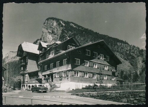  Gasthaus Krone  Au im Bregenzerwald