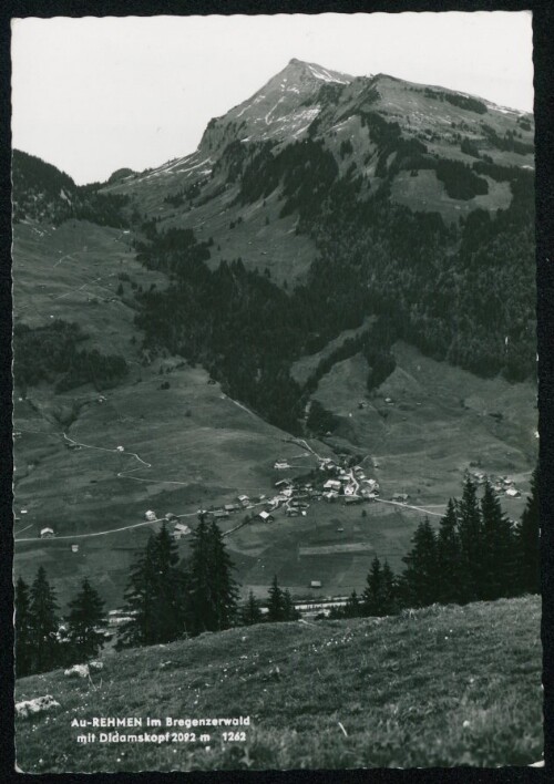 Au-Rehmen im Bregenzerwald mit Didamskopf 2092 m