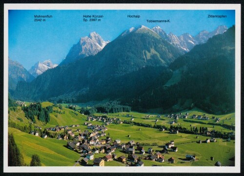 [Au] : Mohnenfluh 2542 m : Hohe Künzel-Sp. 2397 m ... : [Im schönen Bregenzerwald Au (791 m) Vorarlberg / Austria ...]