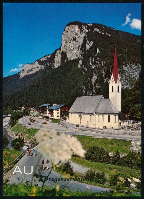 Au Bregenzerwald : [Au im Bregenzerwald gegen die Mittagsfluh, 1637 m Vorarlberg, Österreich ...]