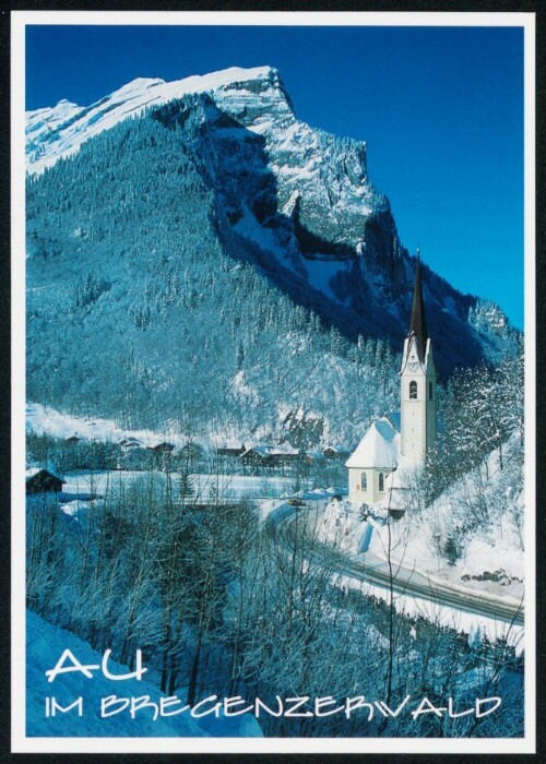 Au im Bregenzerwald : [Au im Bregenzerwald gegen Kanisfluh, 2047 m Vorarlberg, Österreich ...]