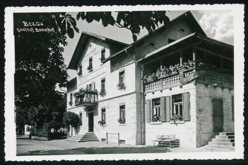 Bezau : Gasthof Bahnhof