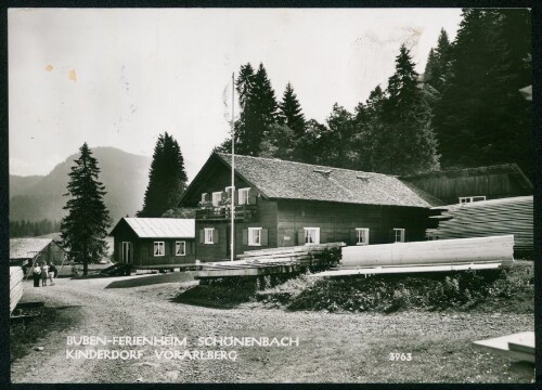 [Bezau] Buben-Ferienheim Schönenbach Kinderdorf Vorarlberg