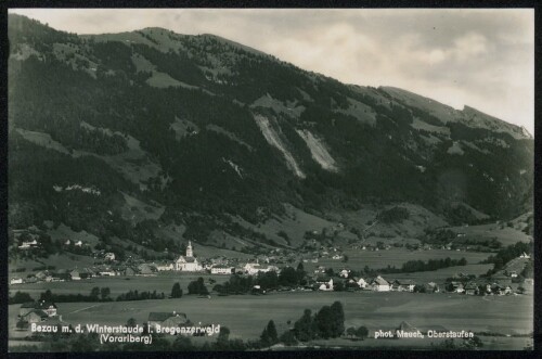 Bezau m. d. Winterstaude i. Bregenzerwald (Vorarlberg)