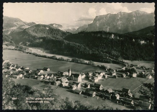 Bezau gegen Kanisfluh Bregenzerwald Vlbg.