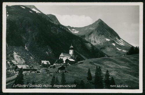 Luftkurort Damüls, 1431 m, Bregenzerwald