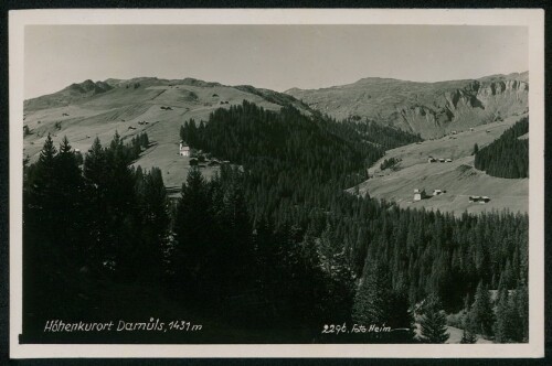 Höhenkurort Damüls, 1431 m