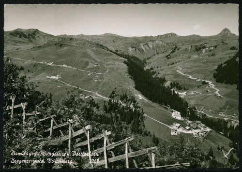 Damüls geg. Mittagspitze u. Portlerhorn Bregenzerwald Vorarlberg
