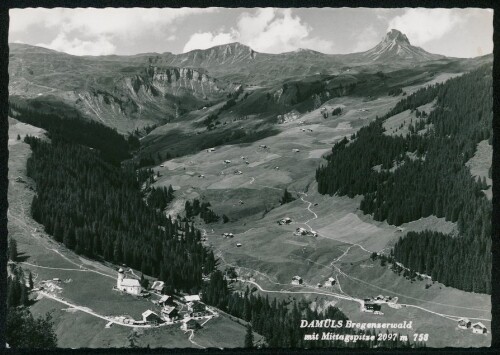 Damüls Bregenzerwald mit Mittagspitze 2097 m