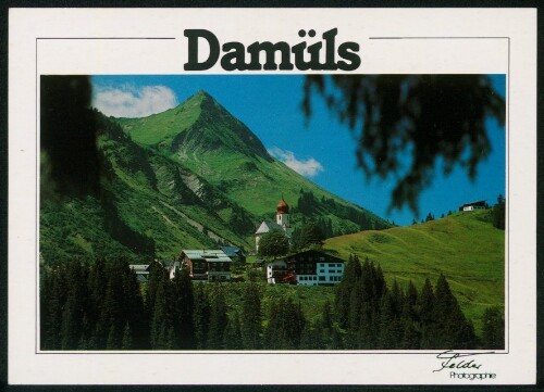 Damüls : [Damüls 1430 m Bregenzerwald, Österreich Auskunft: Verkehrsamt Damüls Tel.: 0 55 10 / 253 ...]