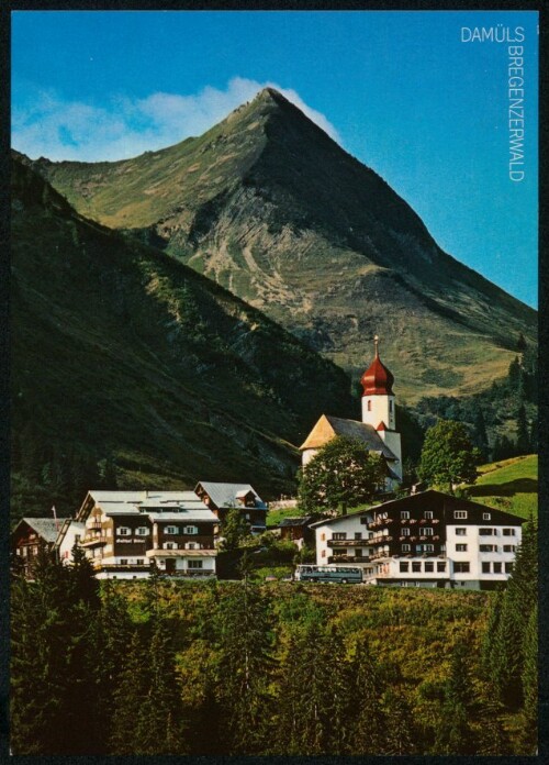 Damüls Bregenzerwald : [Damüls, 1431 m, Bregenzerwald mit Kl. Damülser Horn, 1929 m Vorarlberg, Österreich ...]