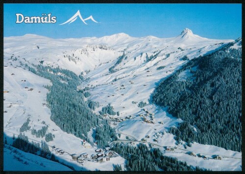 Damüls : [Im schönen Bregenzerwald Wintersportort Damüls (1400 m) gegen Mittagspitze (2007 m) Vorarlberg/Austria ...]