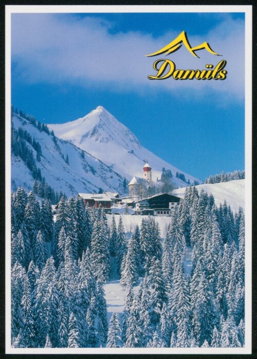 Damüls : [Damüls, 1431 m, gegen kl. Damülser Horn, Bregenzerwald, Vorarlberg, Österreich ...]