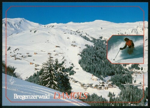 Damüls Bregenzerwald : [Damüls im Bregenzerwald, 1431 m, gegen Portlerhorn und Ragazer Blanken Vorarlberg, Österreich ...]