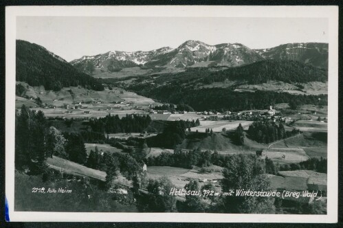 Hittisau, 792 m, mit Winterstaude (Breg. Wald)